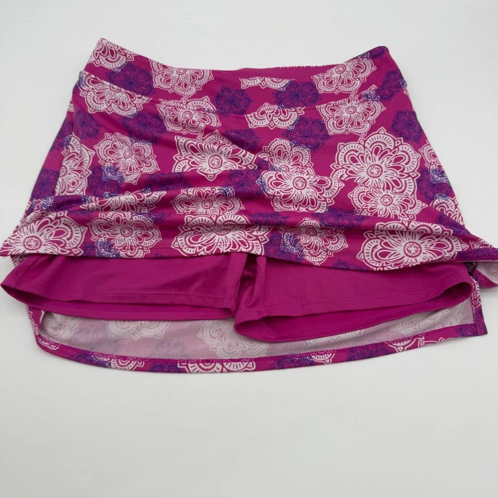 Tranquility Colorado Clothing Skort Small Pink Floral Golf Tennis/Pickleball